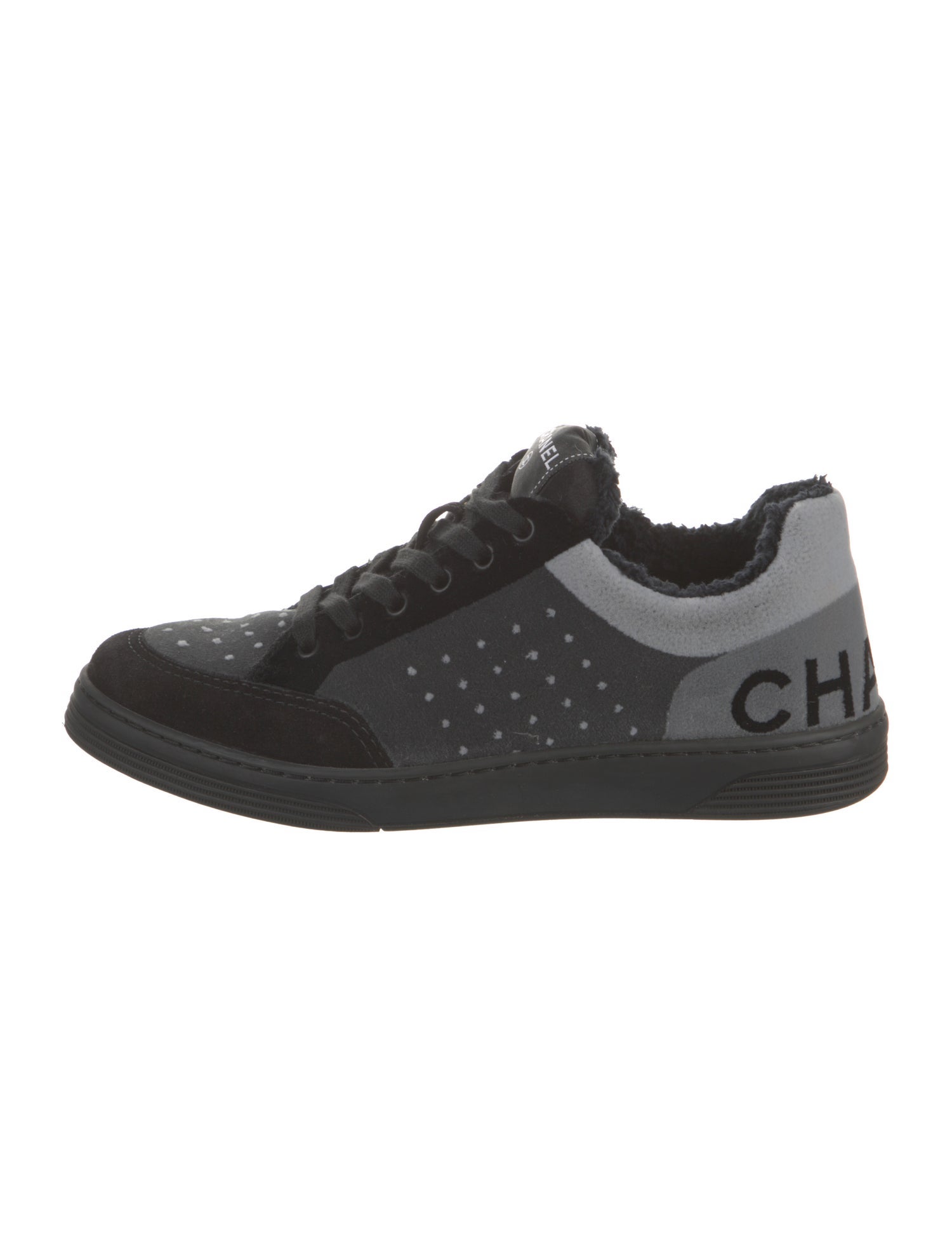 Chanel Interlocking CC Logo Sneakers