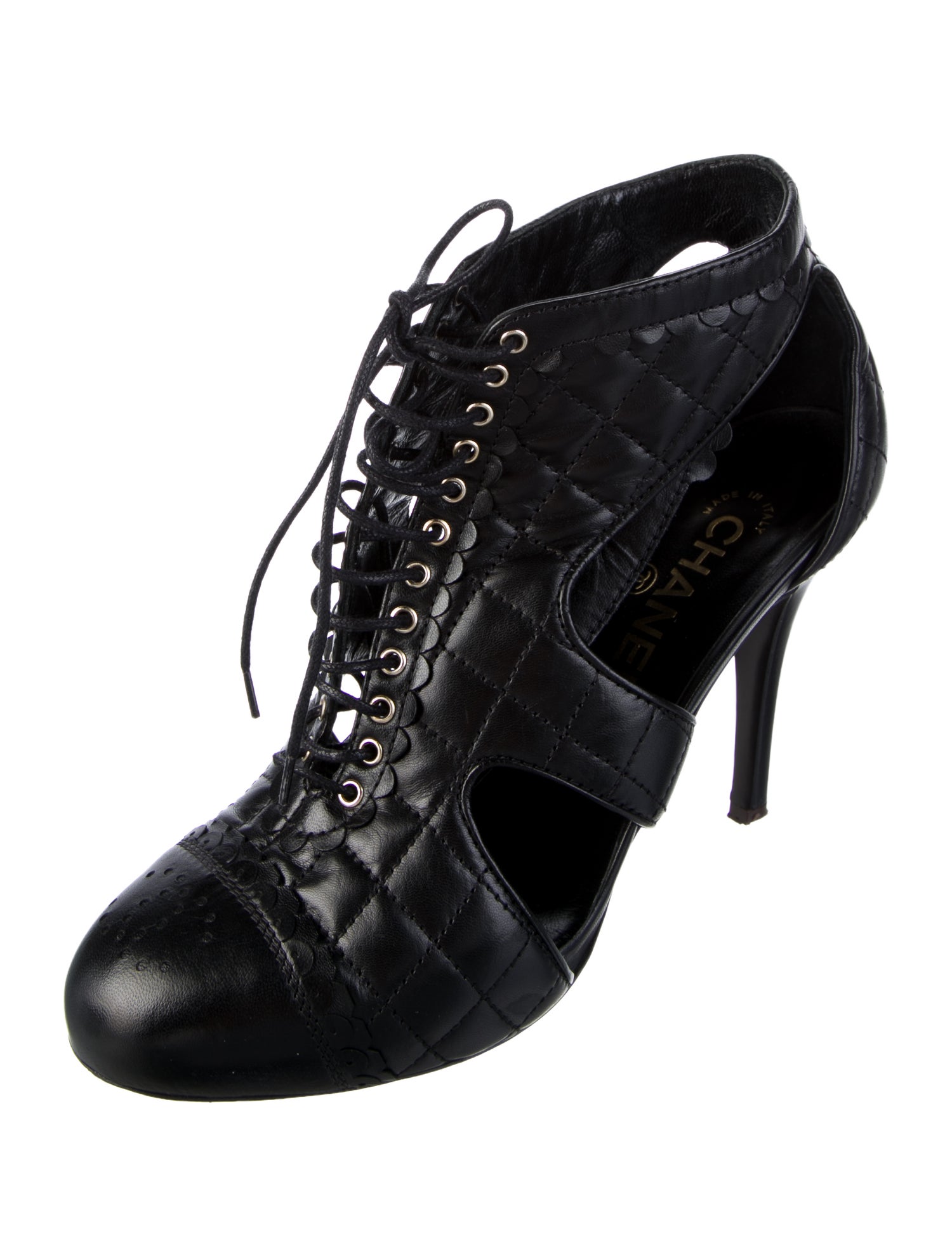 Chanel 2013 Interlocking CC Logo T-Strap Pumps