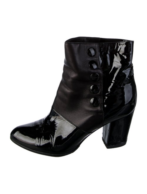 Chanel 2008 Interlocking CC Logo Boots