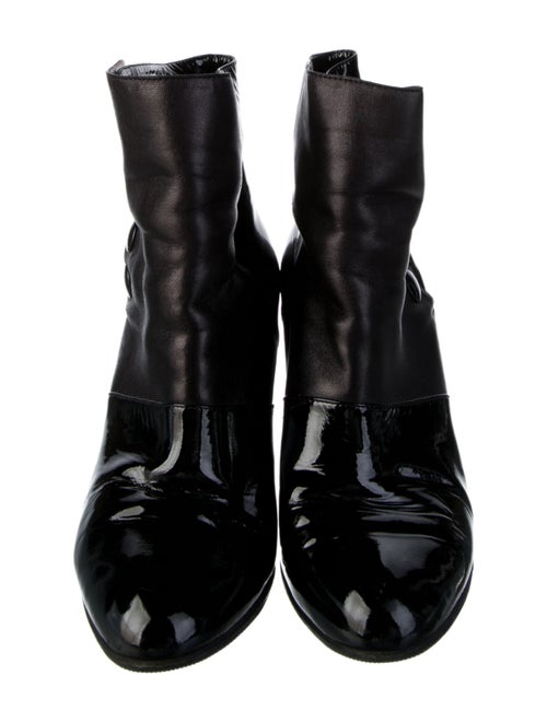 Chanel 2008 Interlocking CC Logo Boots