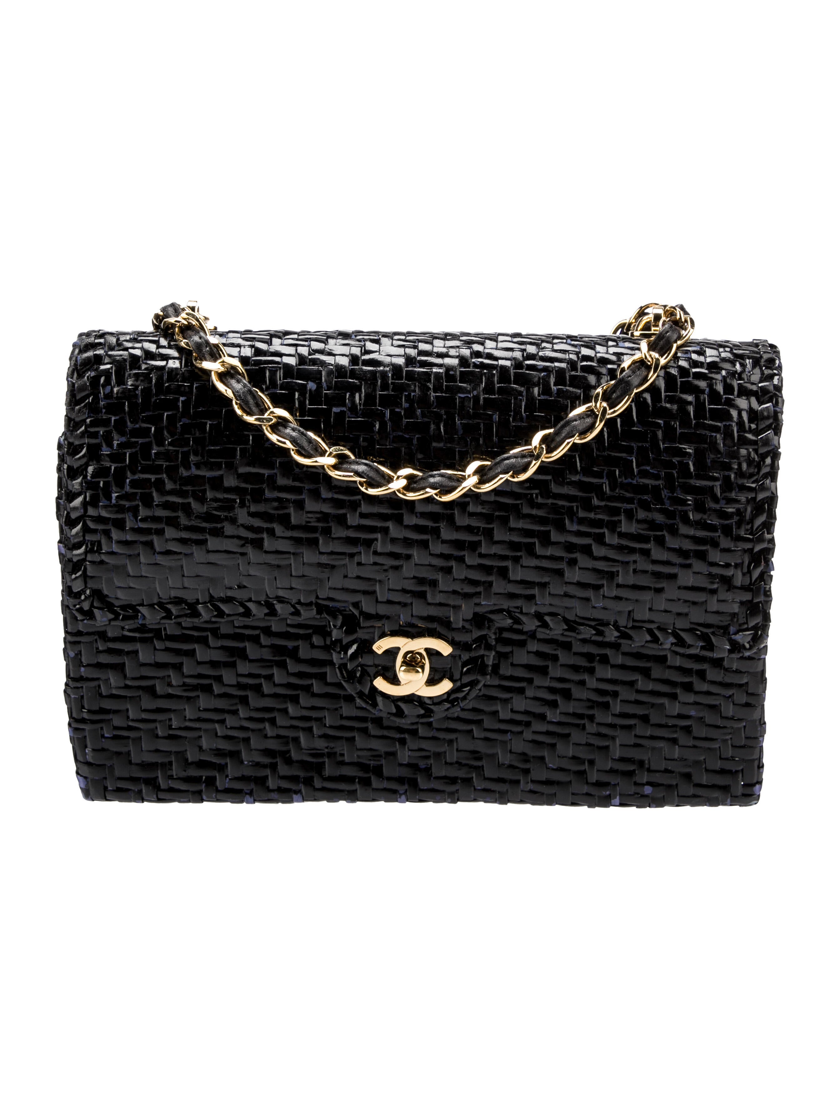 Chanel Wicker Medium Flap Bag
