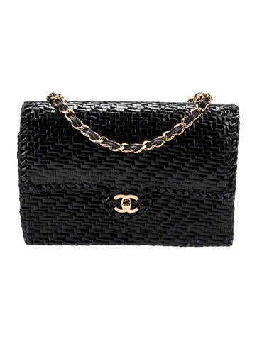 Chanel Shoulder Bags Wicker Medium Flap Bag