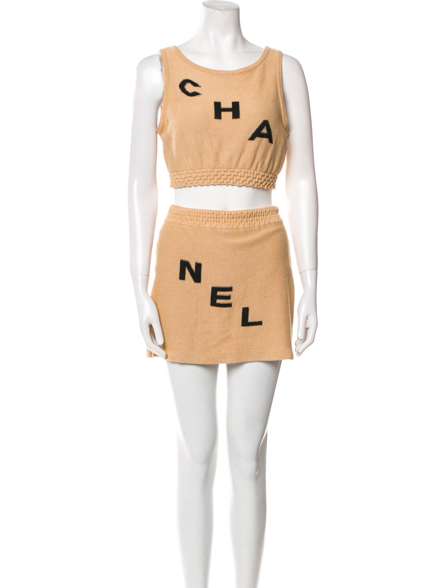 Chanel 2019 Graphic Print Skirt Set