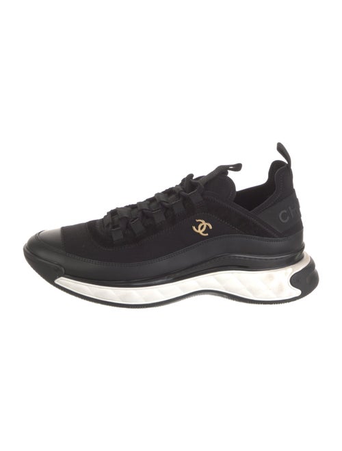 Chanel Interlocking CC Logo Neoprene Sneakers