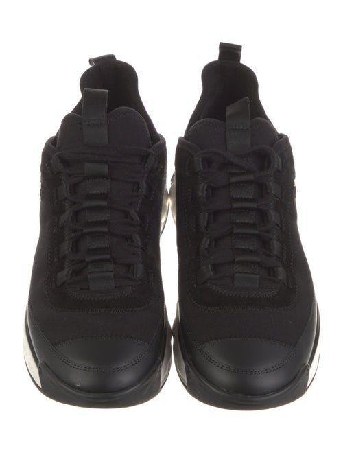 Chanel Interlocking CC Logo Neoprene Sneakers
