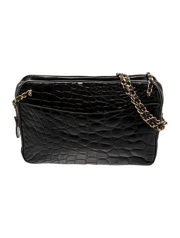 Chanel Shoulder Bags Alligator Camera Bag
