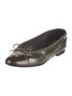 Chanel Interlocking CC Logo Patent Leather Ballet Flats