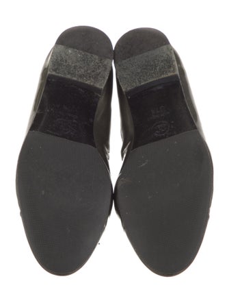 Chanel Interlocking CC Logo Patent Leather Ballet Flats