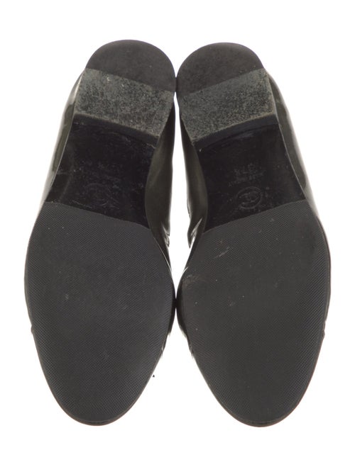 Chanel Interlocking CC Logo Patent Leather Ballet Flats