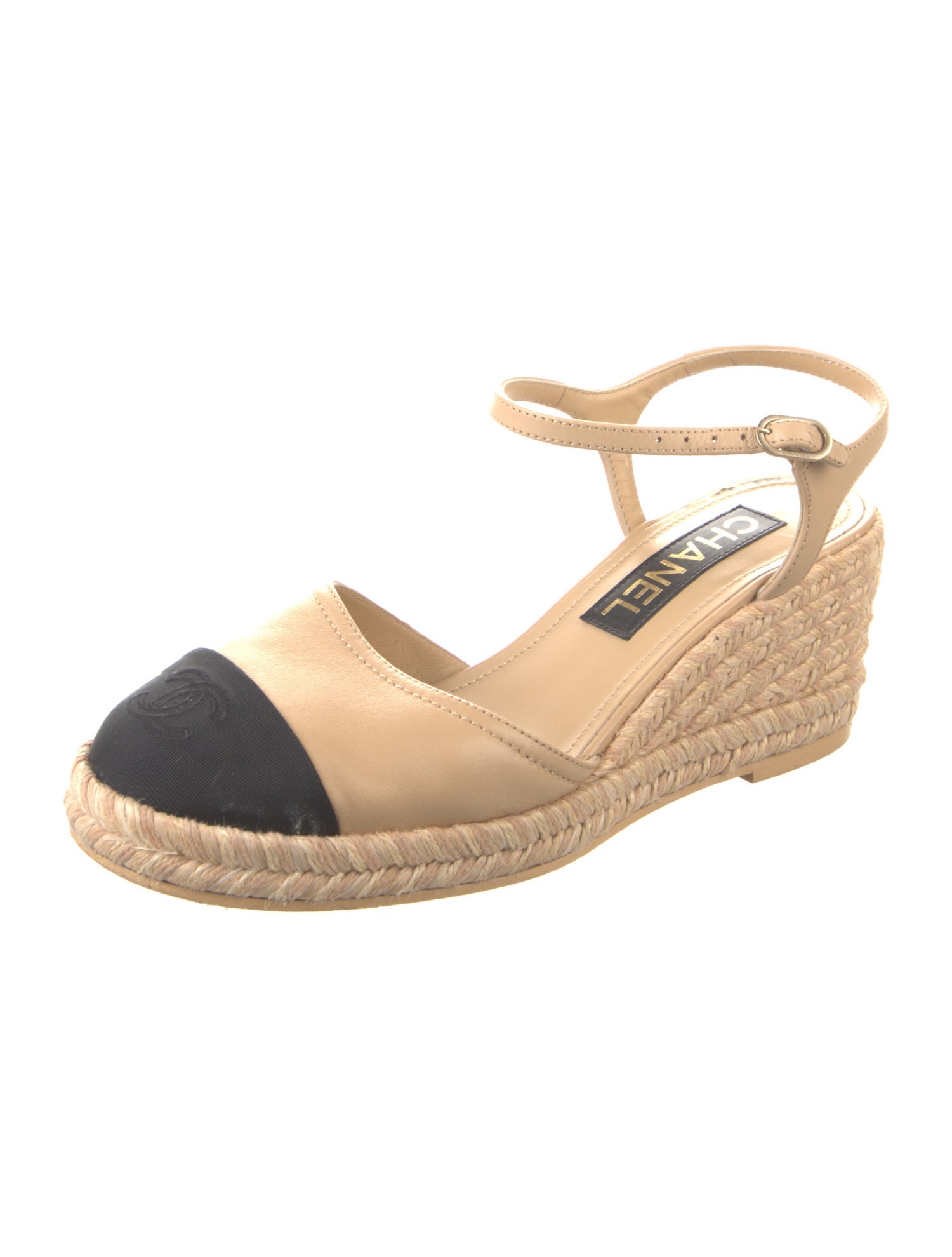 Chanel 2023 Interlocking CC Logo Espadrilles