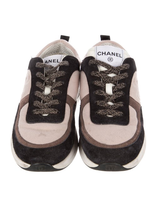 Chanel Interlocking CC Logo Sneakers