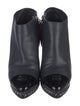 Chanel Chain-Link Accent Lambskin Boots