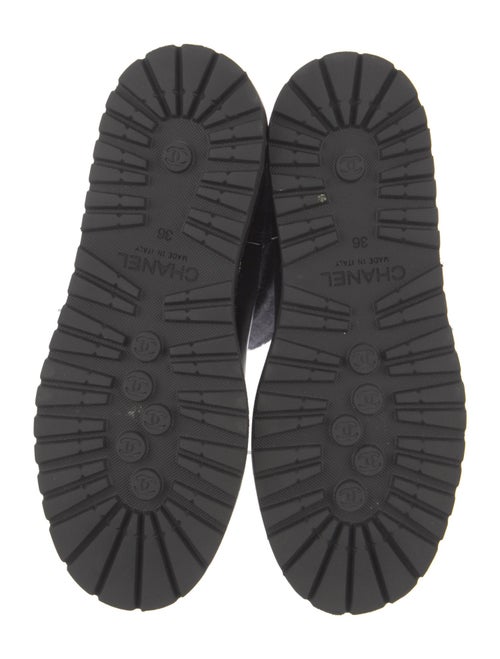 Chanel Interlocking CC Logo Wool Rain Boots