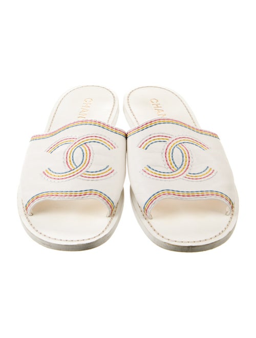 Chanel 2021 Interlocking CC Logo Slides