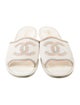 Chanel 2021 Interlocking CC Logo Slides