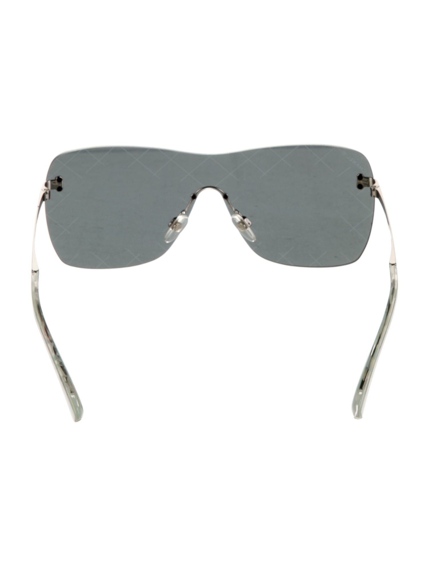 Chanel Interlocking CC Logo Shield Sunglasses