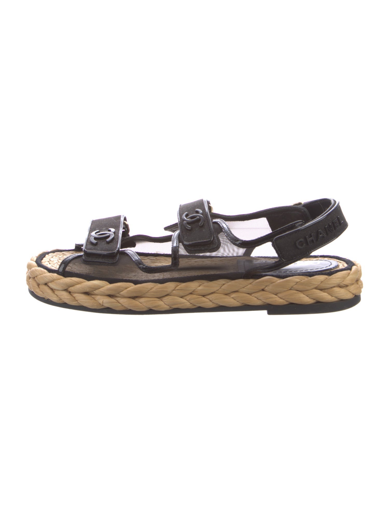 Chanel 2022 Interlocking CC Logo Espadrilles
