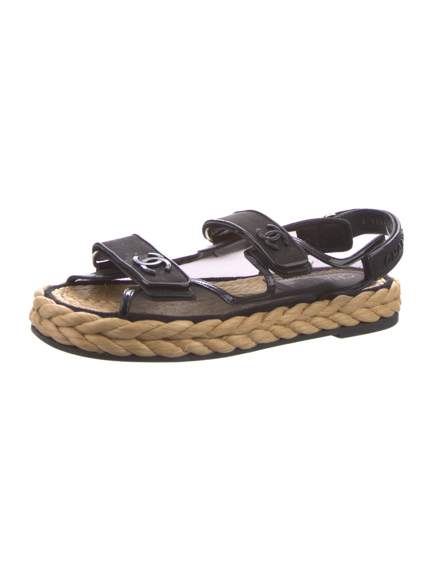 Chanel 2022 Interlocking CC Logo Espadrilles