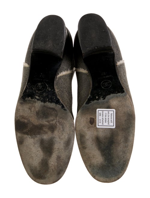 Chanel Interlocking CC Logo Suede Boots