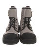 Chanel Interlocking CC Logo Neoprene Combat Boots