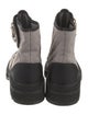 Chanel Interlocking CC Logo Neoprene Combat Boots