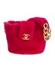 Chanel Shearling Quilted Bucket Bag