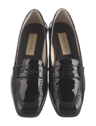 Chanel Loafers Interlocking CC Logo Loafers