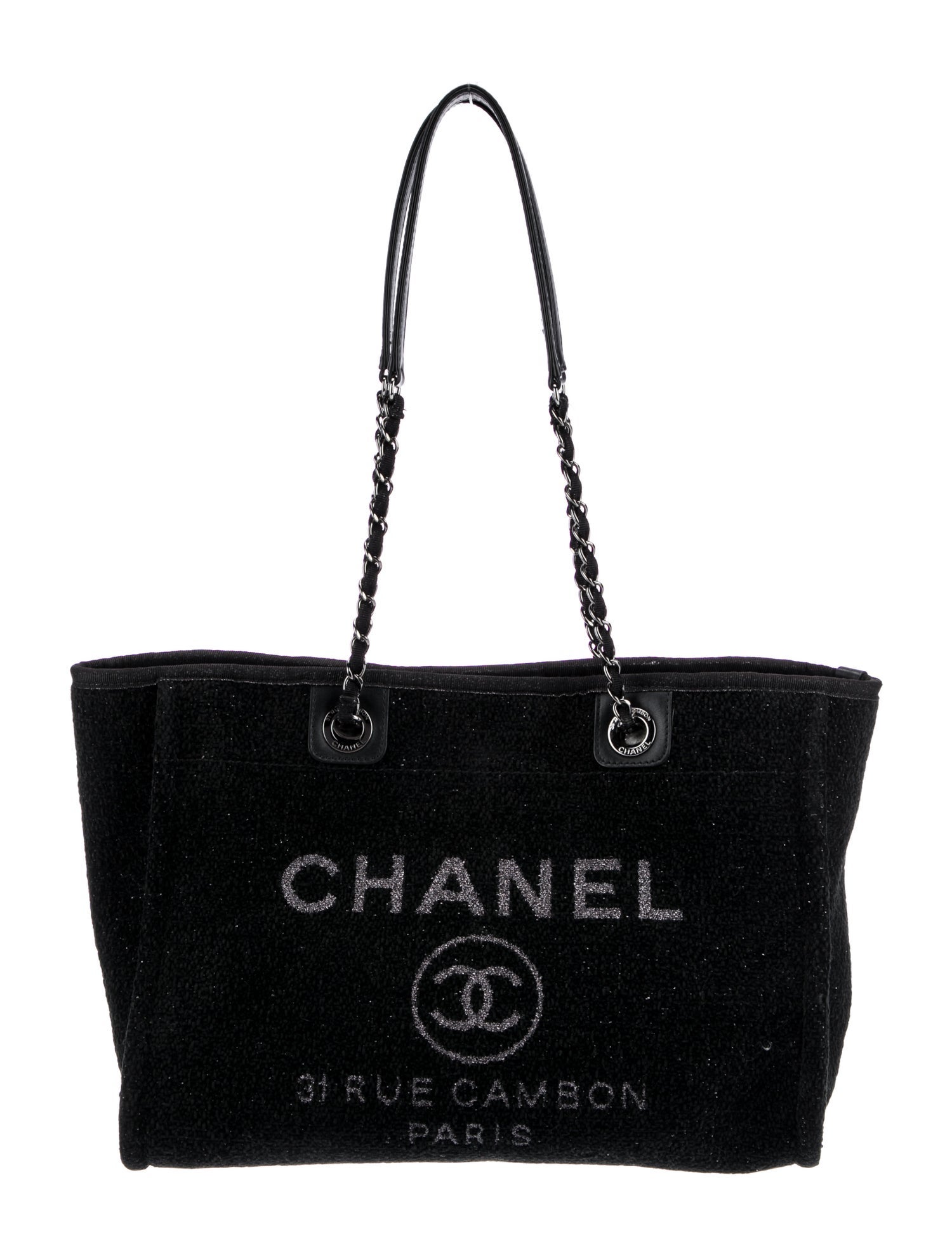 Brown Shoulder Bag Chanel Shearling Tote Chanel Small Deauville