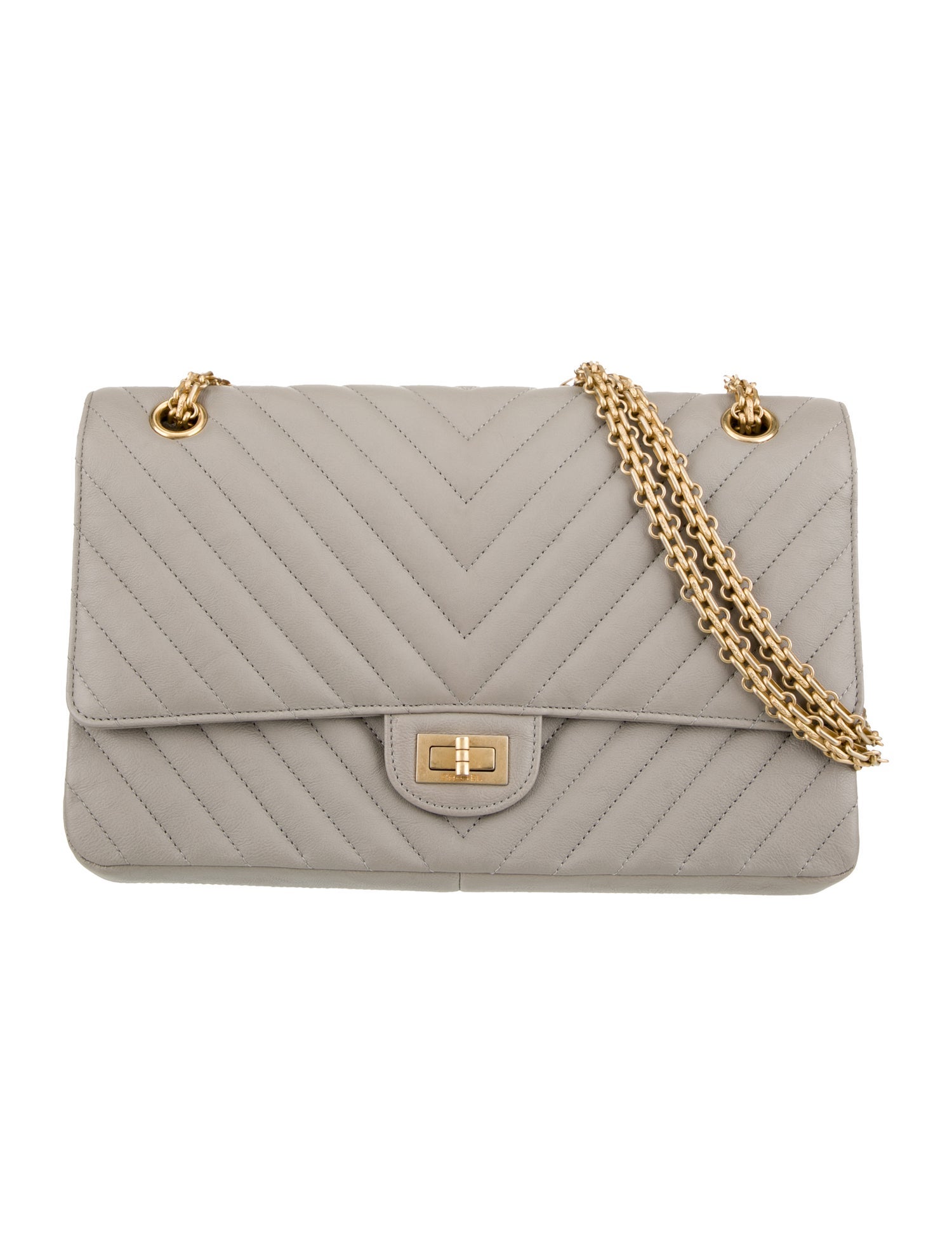 Chanel Chevron Reissue 226 Double Flap Bag
