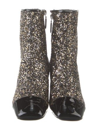 Chanel 2017 Interlocking CC Logo Combat Boots