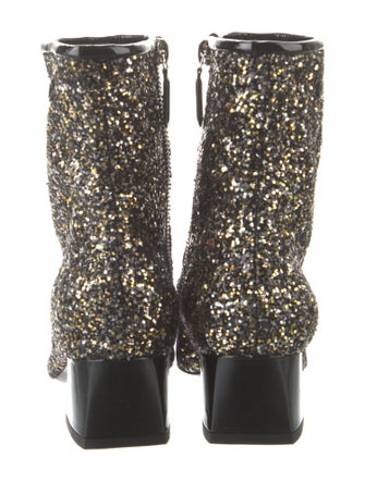 Chanel 2017 Interlocking CC Logo Combat Boots