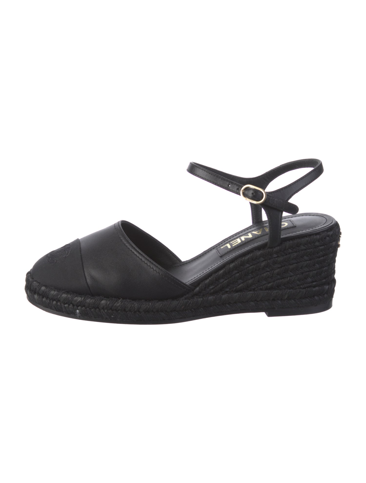 Chanel 2023 Interlocking CC Logo Espadrilles