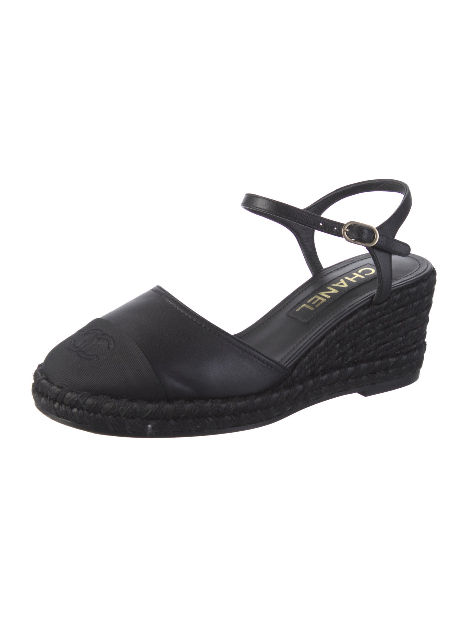 Chanel 2023 Interlocking CC Logo Espadrilles