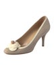 Chanel Interlocking CC Logo Canvas Pumps