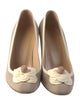 Chanel Interlocking CC Logo Canvas Pumps