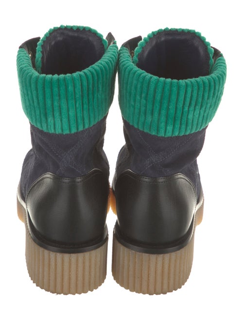 Chanel 2020 Interlocking CC Logo Combat Boots