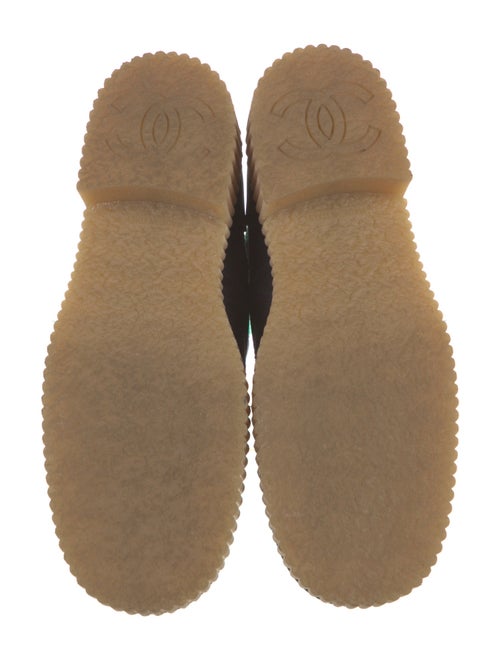 Chanel 2020 Interlocking CC Logo Combat Boots