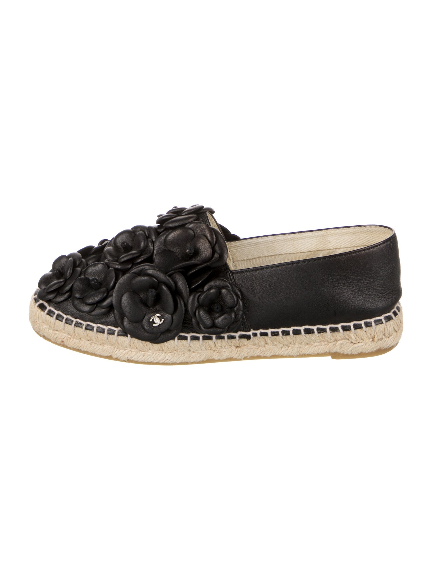 Chanel 2014 Interlocking CC Logo Espadrilles