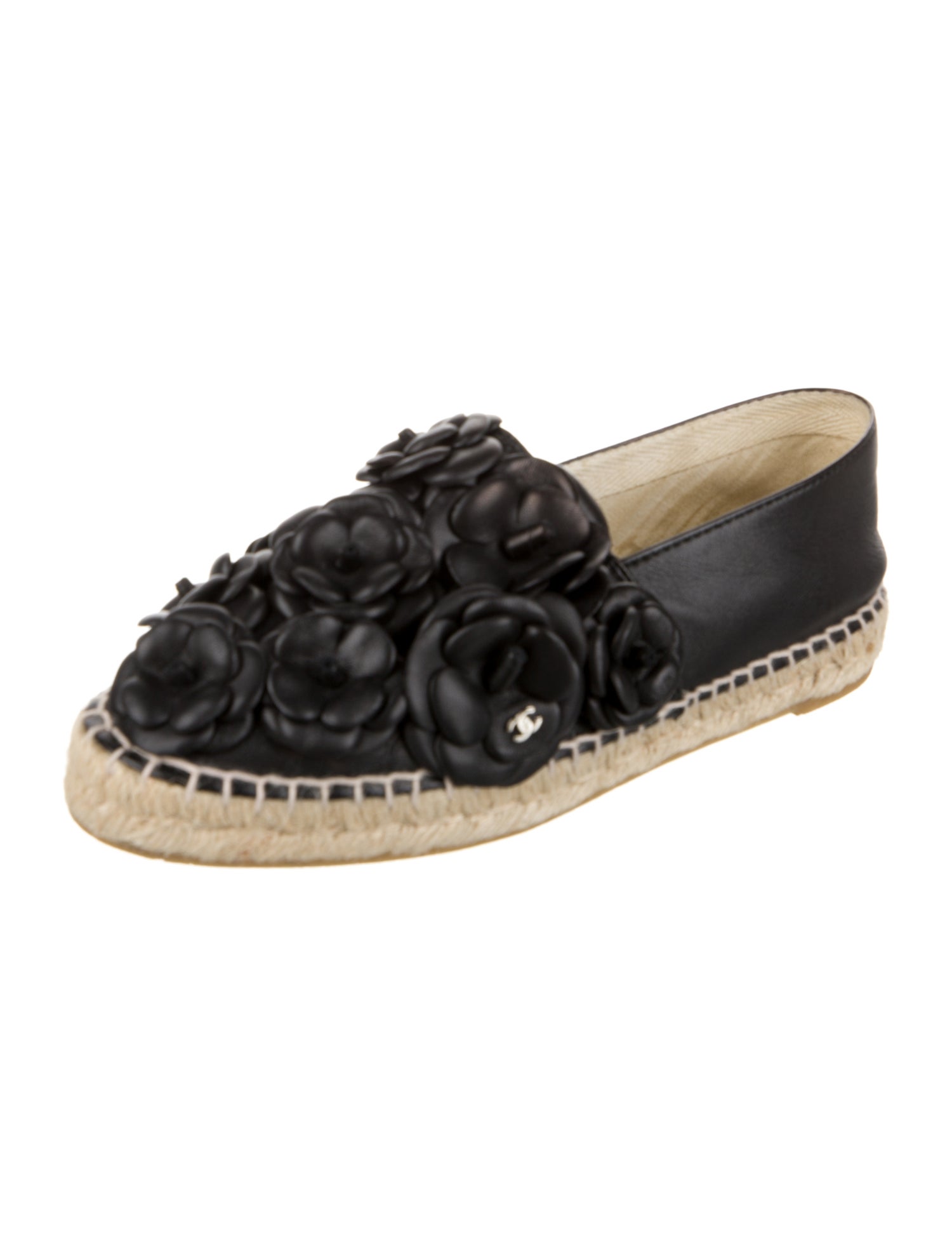 Chanel 2014 Interlocking CC Logo Espadrilles