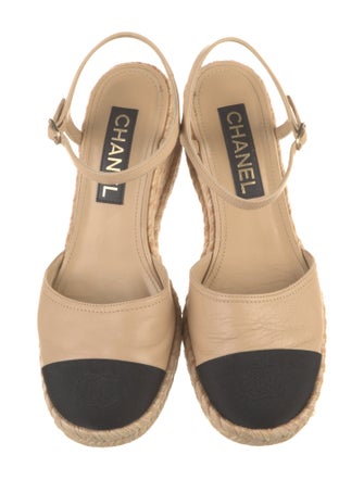Chanel 2023 Interlocking CC Logo Espadrilles