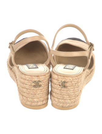 Chanel 2023 Interlocking CC Logo Espadrilles