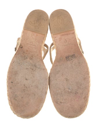 Chanel 2023 Interlocking CC Logo Espadrilles