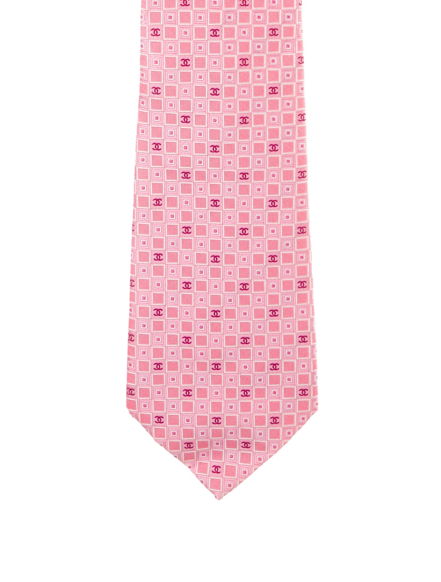 Chanel Silk Pattern Tie w/ Tags