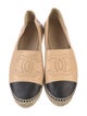 Chanel Interlocking CC Logo Lambskin Espadrilles