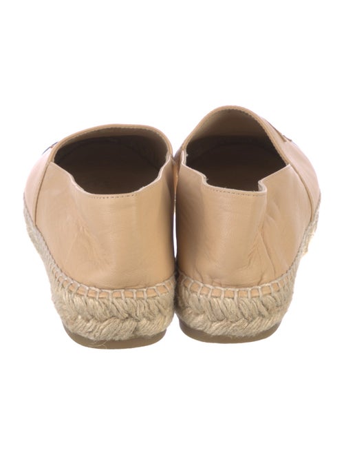 Chanel Interlocking CC Logo Lambskin Espadrilles
