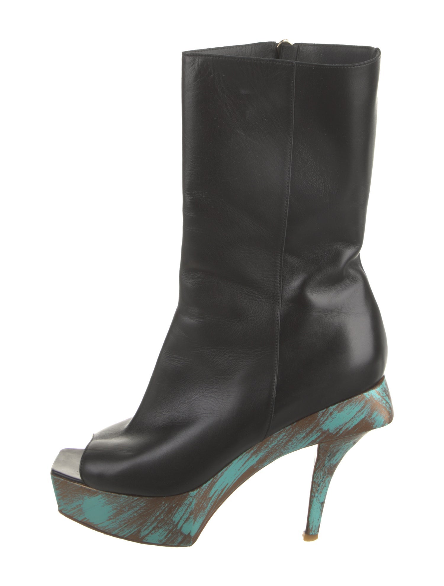 Chanel 2010 Interlocking CC Logo Boots