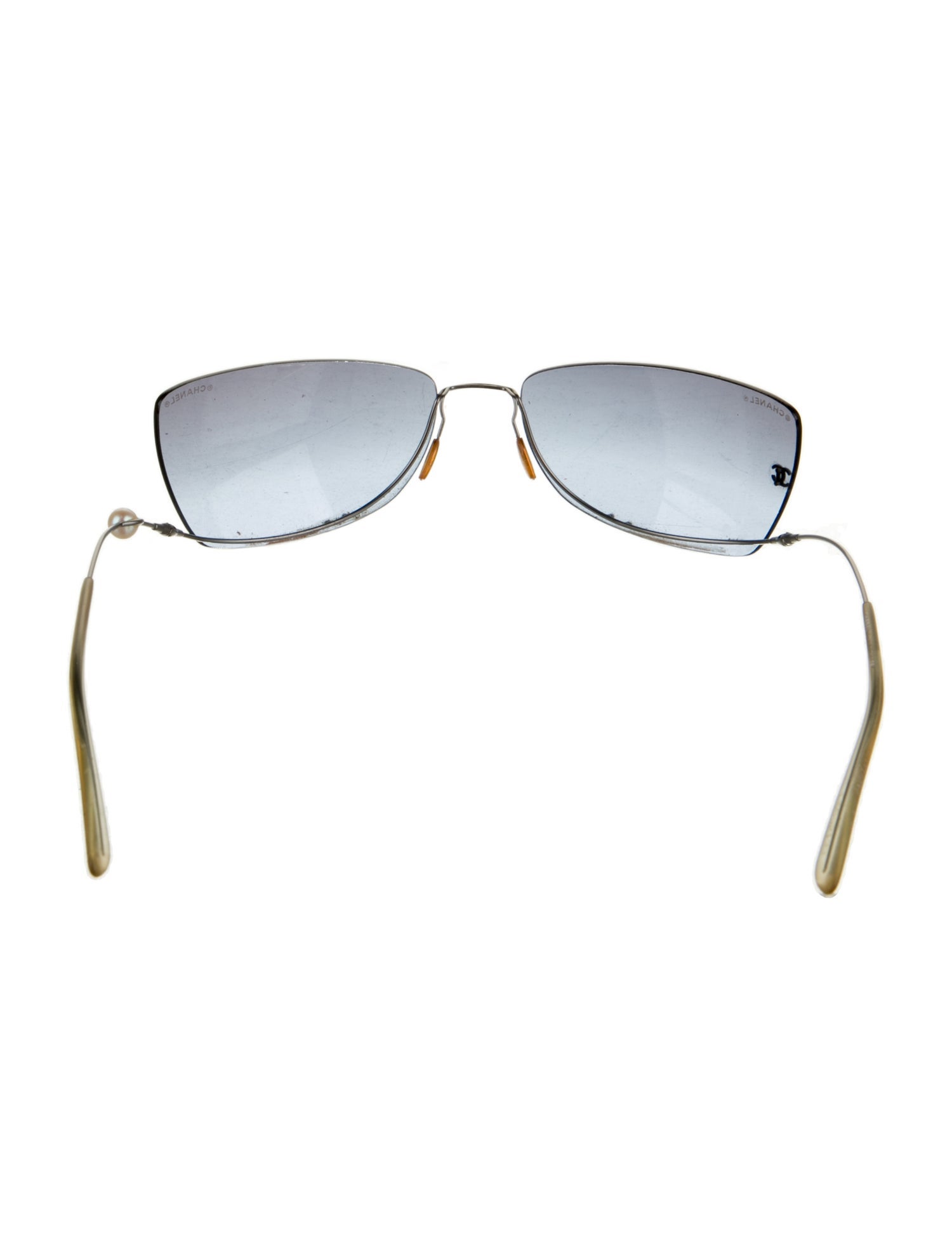 Chanel Interlocking CC Logo Shield Sunglasses