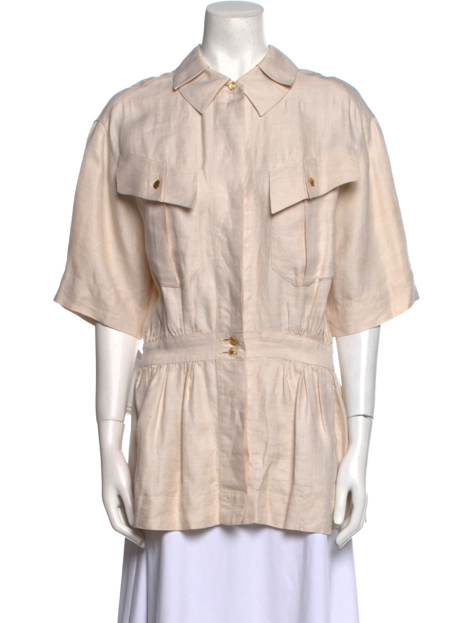 Chanel Vintage 1988 Button-Up Top