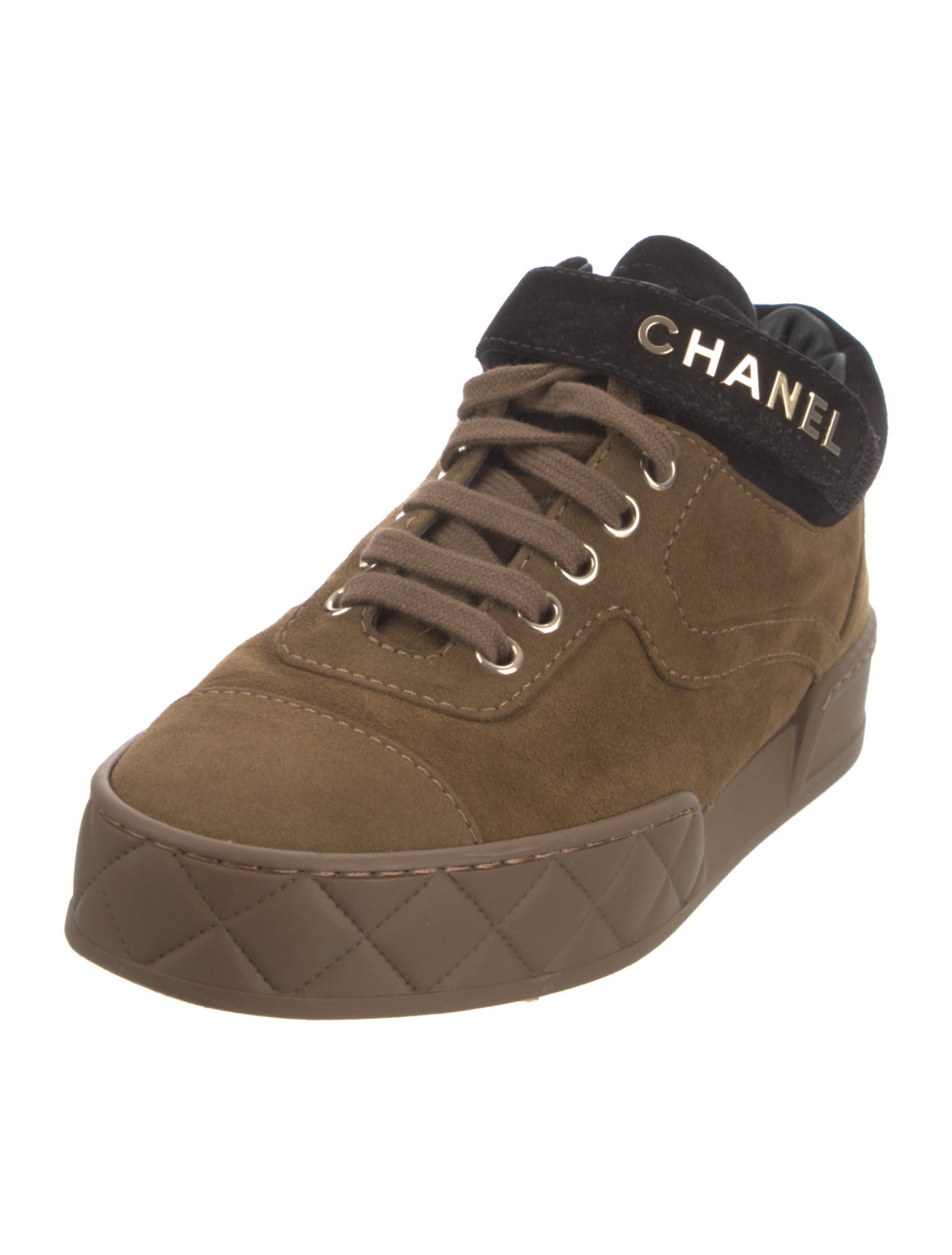 Chanel Suede Sneakers
