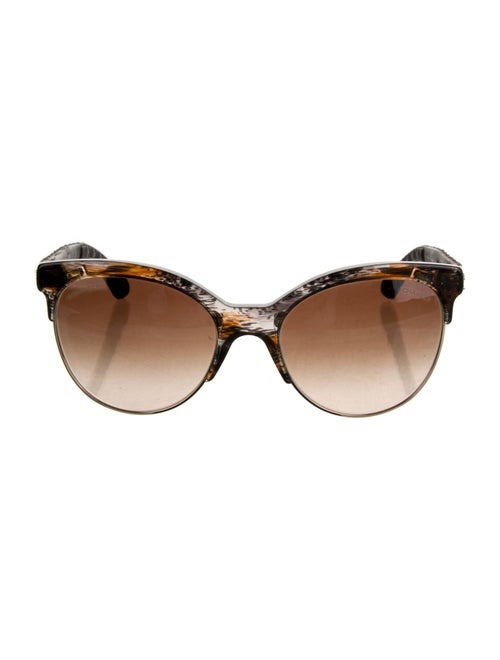 Chanel Interlocking CC Logo Oversize Sunglasses